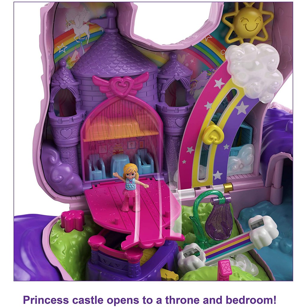 ĐỒ CHƠI POLLY POCKET - Polly Pocket và bữa tiệc bất ngờ cùng Rainbow Unicorn - MÃ SP GKL24