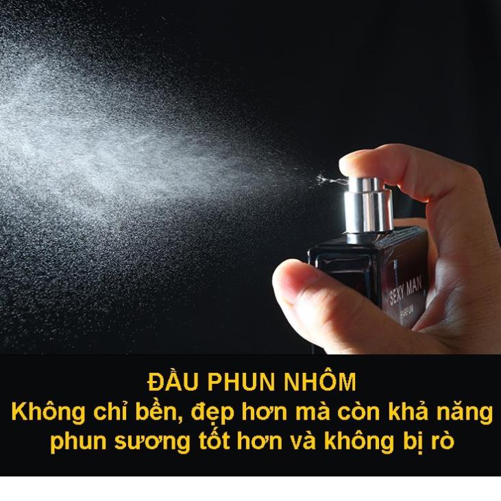 [Sexy Style] Nước Hoa Nam Mini Sexy Man  Nước Hoa Nam Chính Hãng Thơm Lâu Phong Cách Sexy Nam Tính