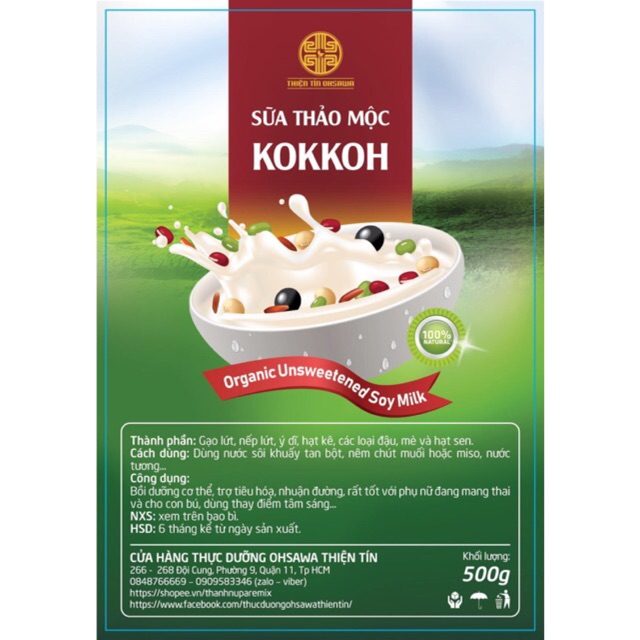 SỮA THẢO MỘC KOKKOH