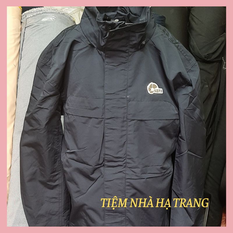 Áo gió nam VNXK, áo khoác gió nam chống nước VNXK không mũ