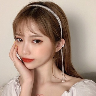Cài tóc chuỗi dây đá lấp lánh