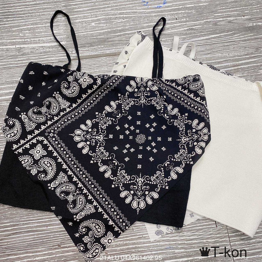 Áo len phối khăn Turban 2 dây ulzzang thời trang nữ Fmstyle Saigon 21ALU04A961406 | BigBuy360 - bigbuy360.vn