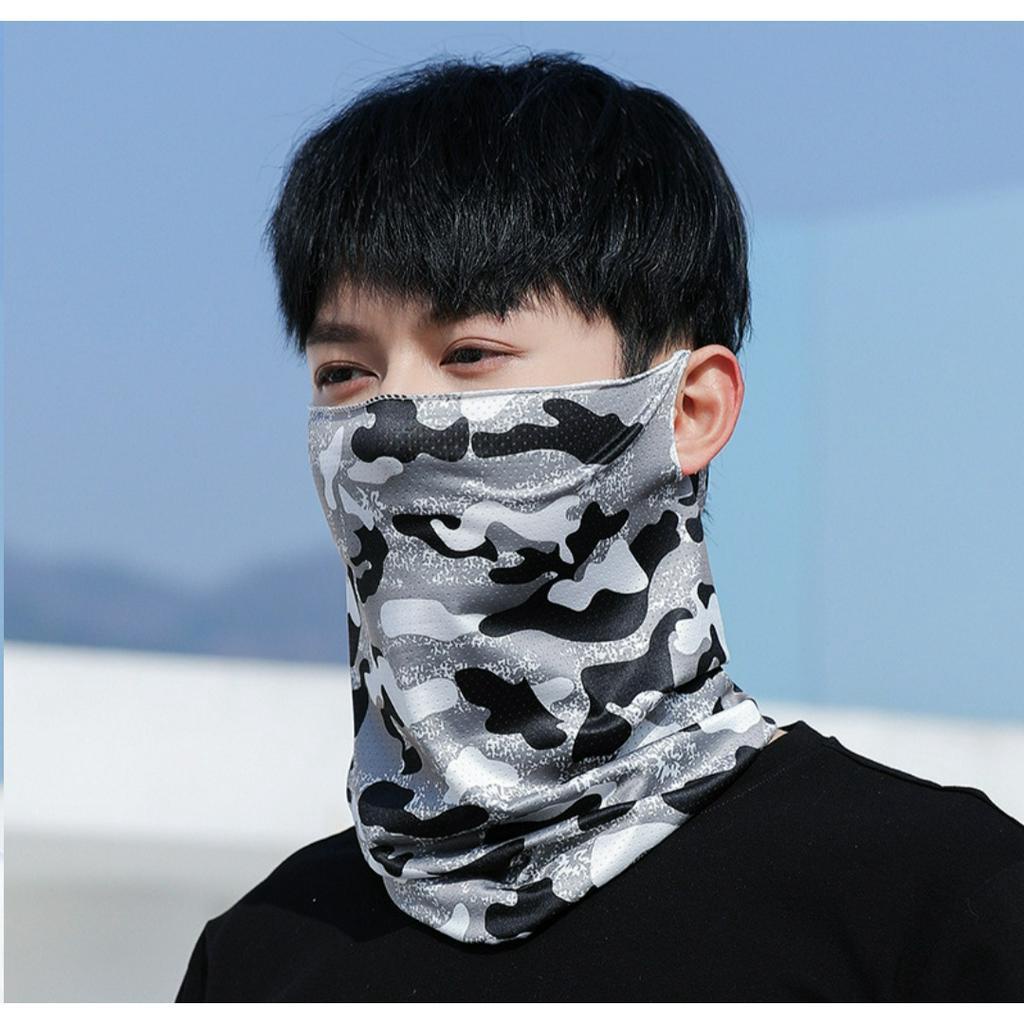 Khẩu trang che cổ, khăn ống đa năng vải thông hơi điều hòa thoáng khí chống nắng thời trang phong cách