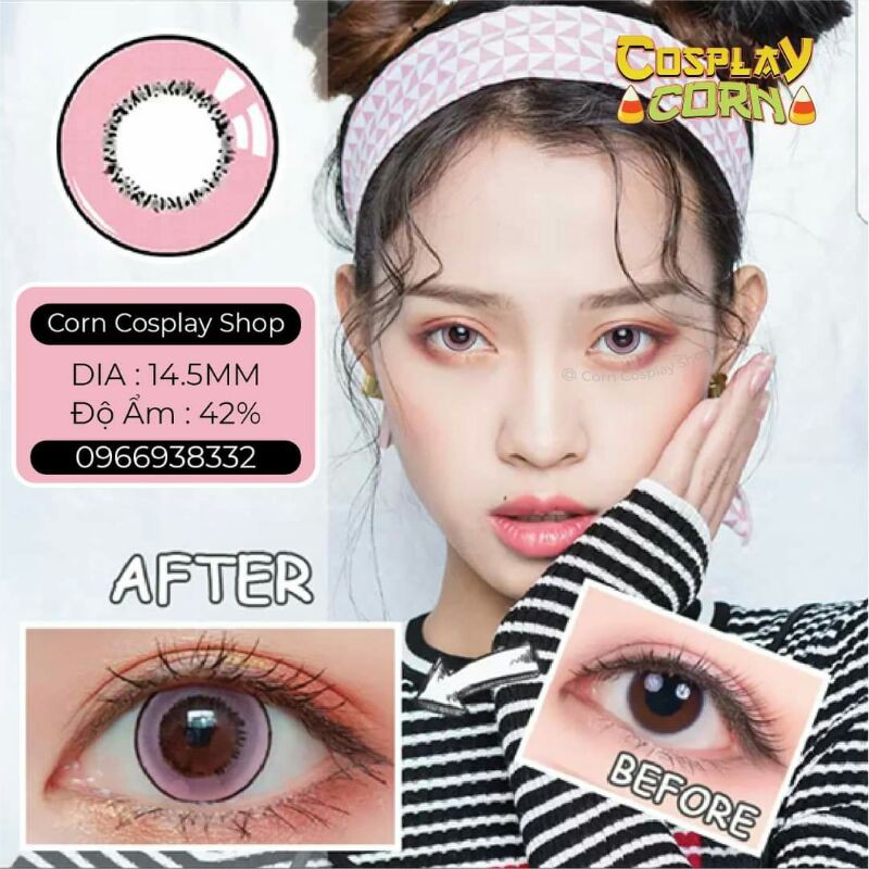 Lens villa cosplay - kính áp tròng hóa trang cosplay nhiều màu và độ cận