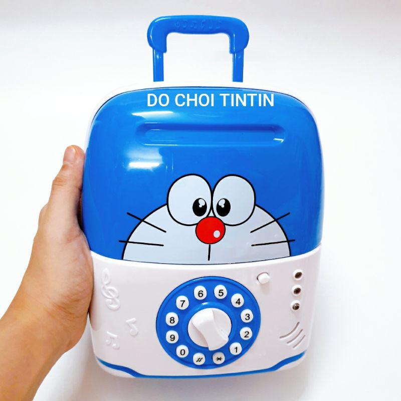 [ĐÈN - NHẠC - MẬT MÃ] Két tiền cho bé tập tiết kiệm tiền