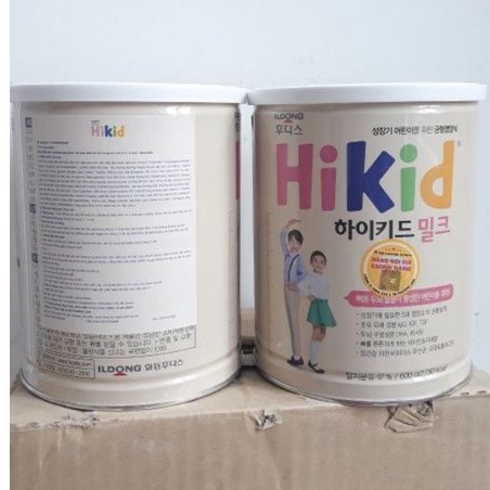 Combo Sữa bột Hikid Vani 600g thùng 6 hộp