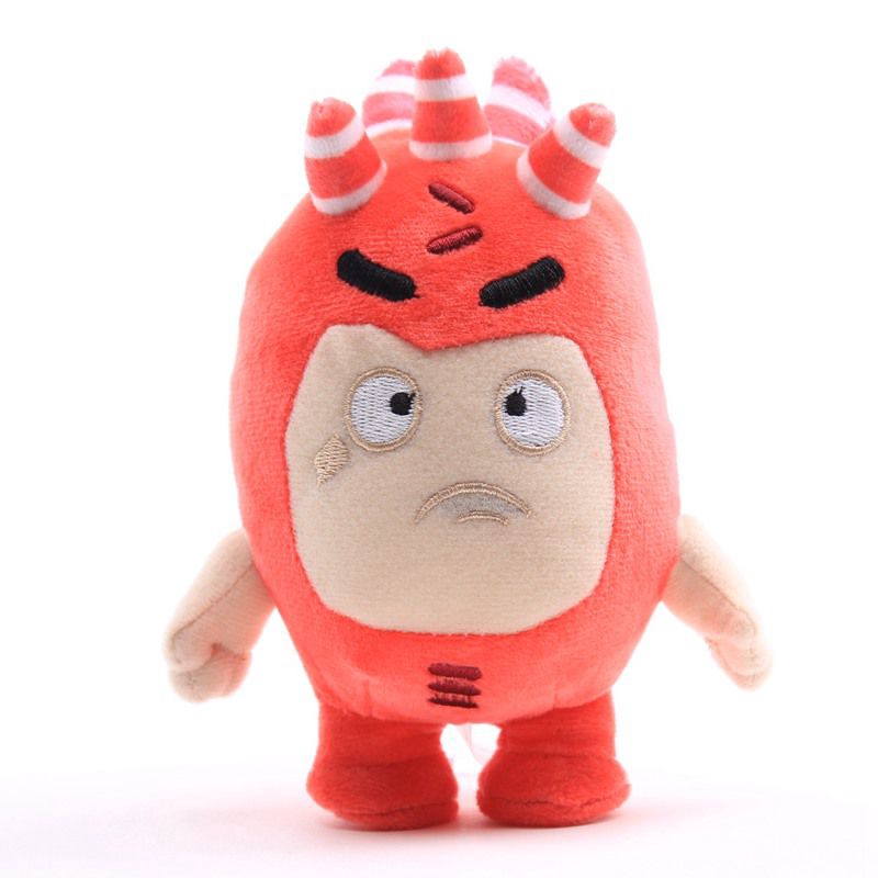 Đồ chơi búp bê nhồi bông hình nhân vật Oddbods Cuddly Pogo Zee Jeff Fuse Slick mềm mại mới 18cm đáng yêu dành cho bé