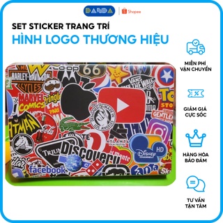 [THEO SET] STICKER LOGO BRAND Thương hiệu - GIAO NGẪU NHIÊN - trang trí VALI, LAPTOP, MŨ BẢO HIỂM, ..- Chống TRẦY