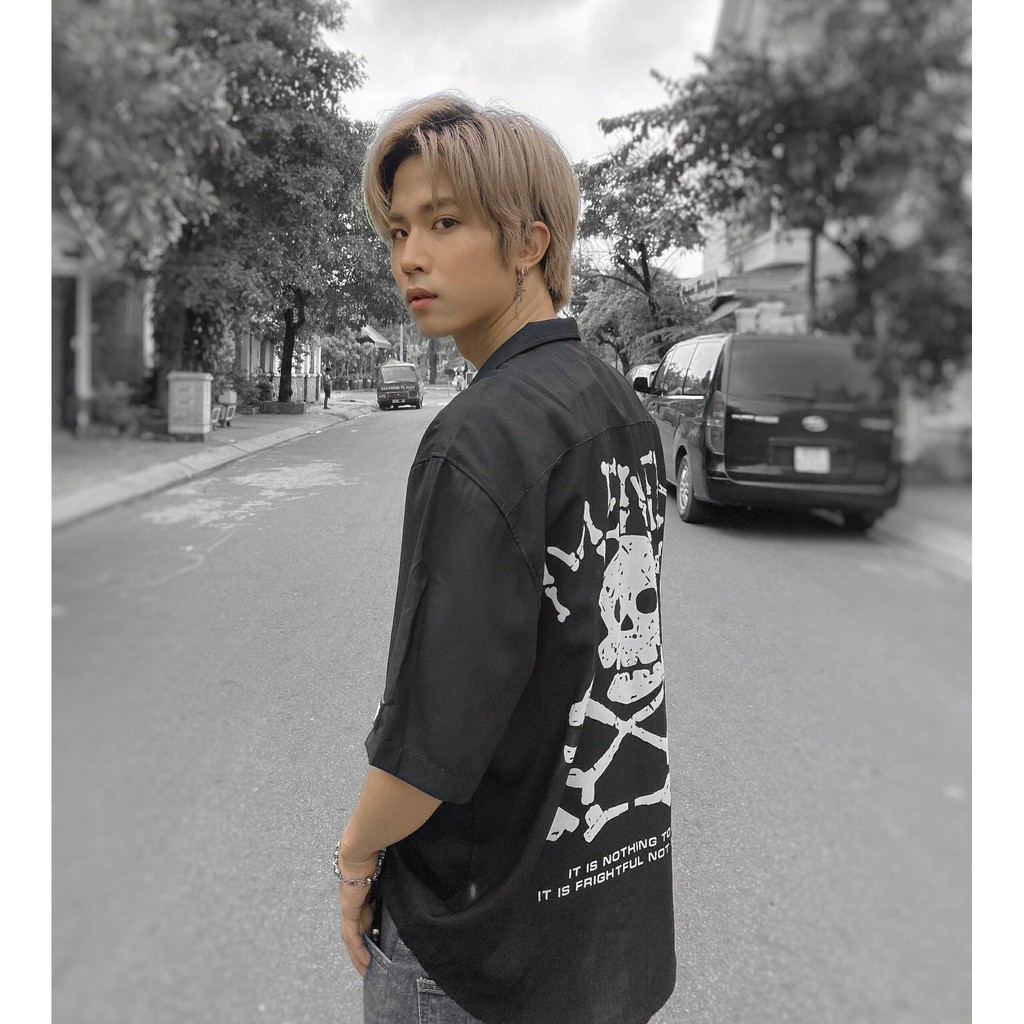 [Mã INCU50 giảm 50k đơn 250k] MENDE - Pirate Shirt - Áo sơ mi tay ngắn MENDE chính hãng | BigBuy360 - bigbuy360.vn