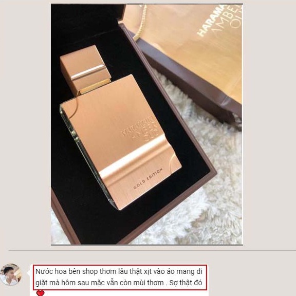 Nước Hoa Nam Al Haramain Amber Oud Gold EDP Chai 10ml