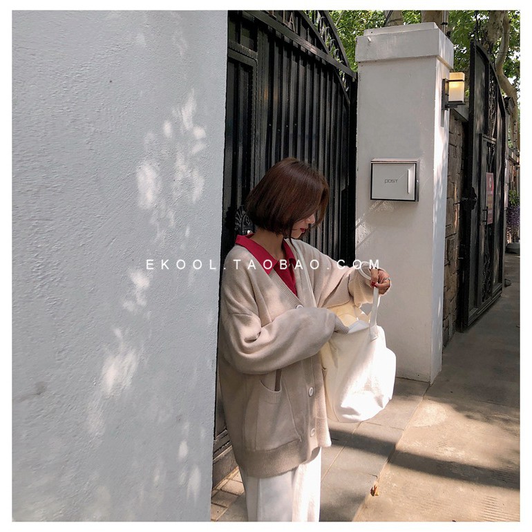 [Video] Áo len Cardigan Nữ Dáng Rộng Cực Mềm Mịn Quảng Châu cao cấp | BigBuy360 - bigbuy360.vn