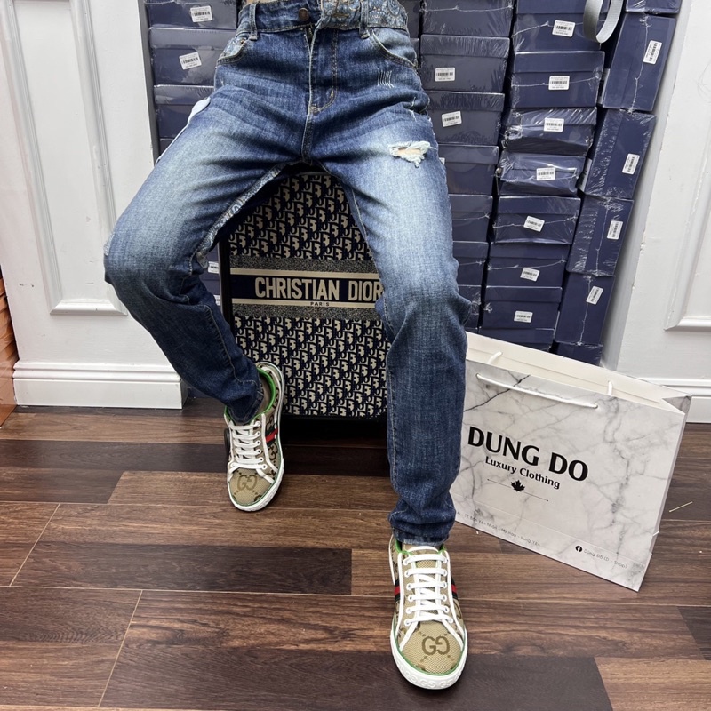 Quần Jean Dài Nam D.G Bọc Sau Phong Cách Thời Trang Cao Cấp, From Dáng Skinny