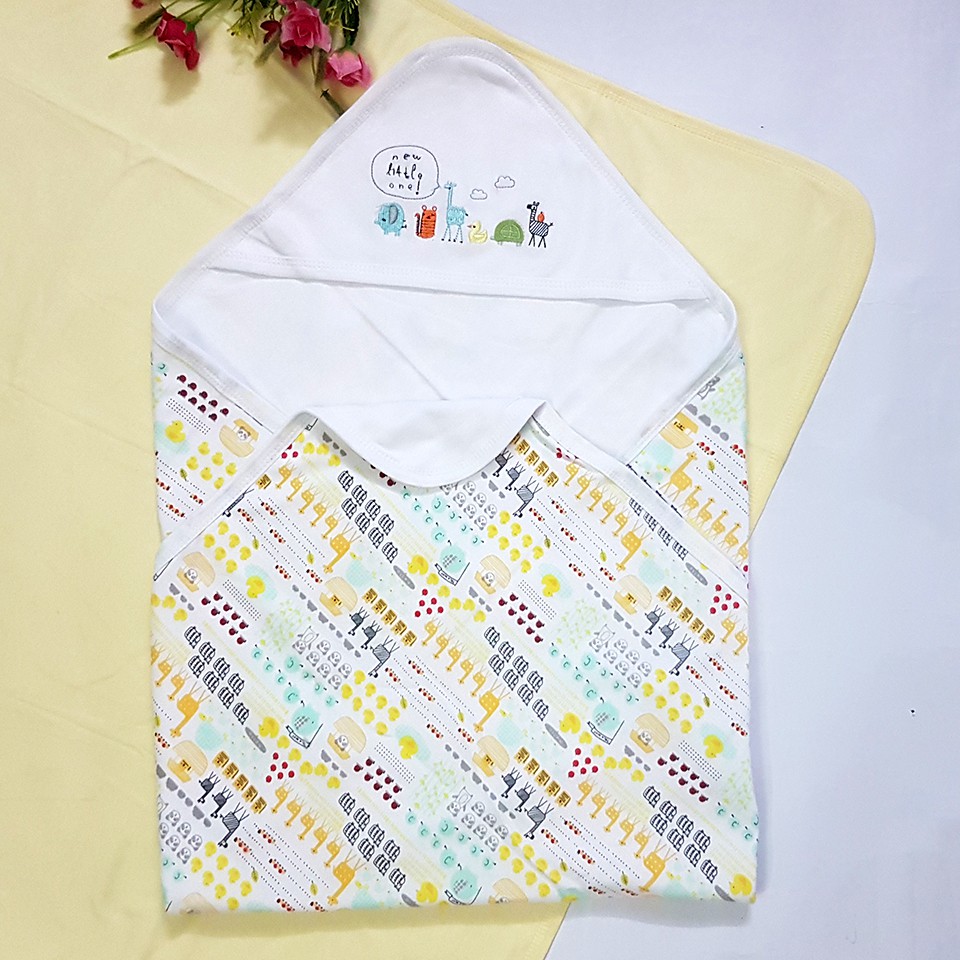 Chăn Ủ Litter Duck Nhiều Màu Cho Cả Bé Trai Bé Gái - Cotton 2 Lớp - BTT00330