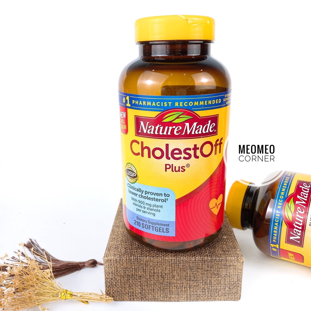 Viên uống giảm cholesterol Nature Made Cholest Off Plus 210 viên