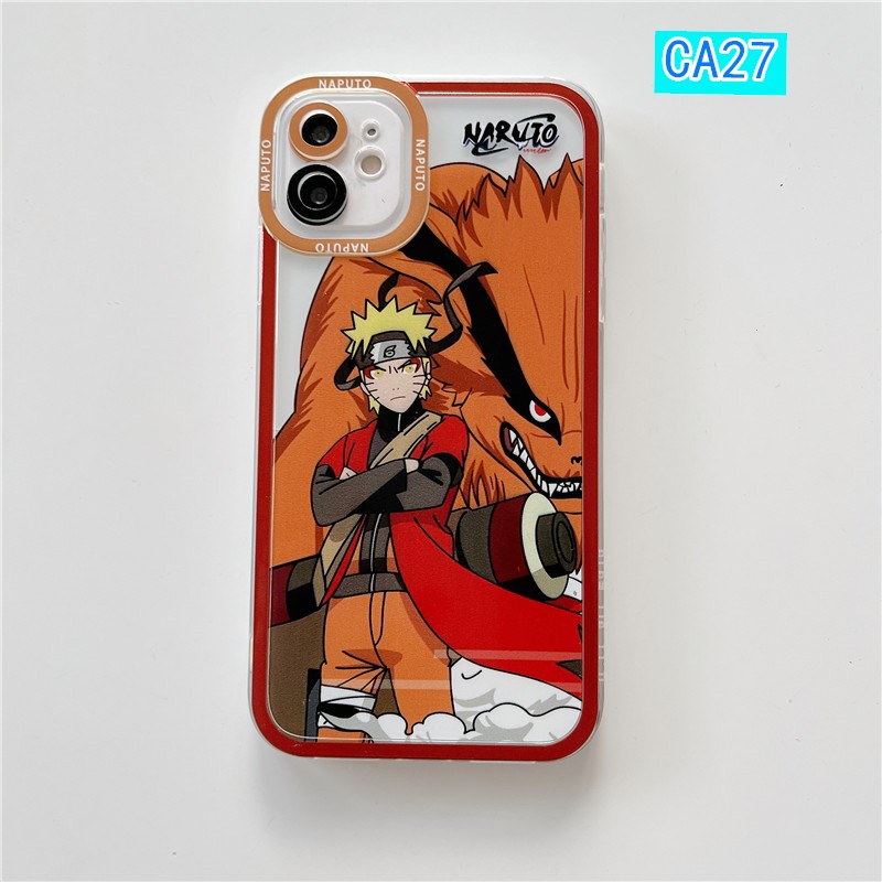 Ốp Điện Thoại Mềm In Hình Naruto Cho iPhone 13 12 11 Pro Max 6 6s 7 8 Plus X Xs Max XR