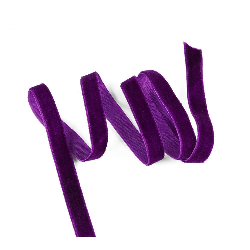 CHOOKEY Cuộn Dây Ruy Băng Bằng Vải Nhung Dài 5 Yards