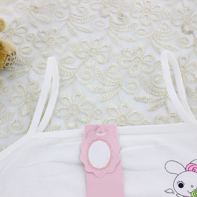 Áo Bra Cotton Hình Thỏ Xinh Xắn Cho Bé Gái