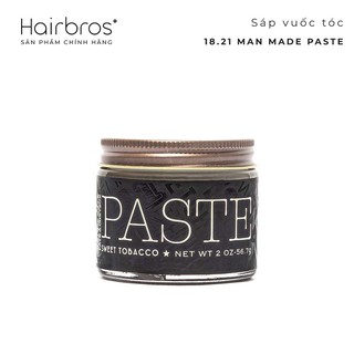 Sáp vuốc tóc 18.21 man made paste - high hold, matte cream paste - 56gr