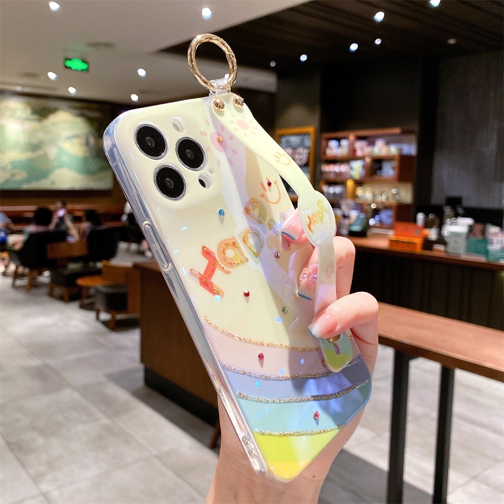 Ốp Điện Thoại Có Giá Đỡ Hình Cầu Vồng Cho iphone 15promax / 14promax / 13promax / 14 / 13 / 12 / 11 / x / xs / xr / xsmax / 7p / 8p