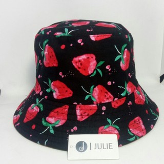 Nón tai bèo nón bucket trái dâu