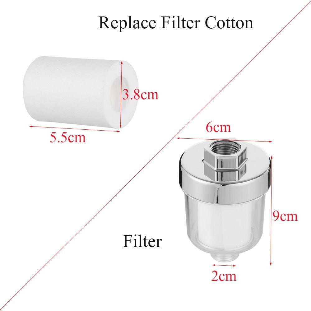 BORAG Đầu Lọc Nước Trực Tiếp Bằng Cotton Chất Lượng Cao Cho Vòi Hoa Sen Phòng Tắm