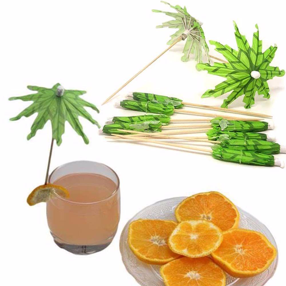 HARRIETT Dù Mini Hình Cây Dừa Trang Trí Bánh Kem