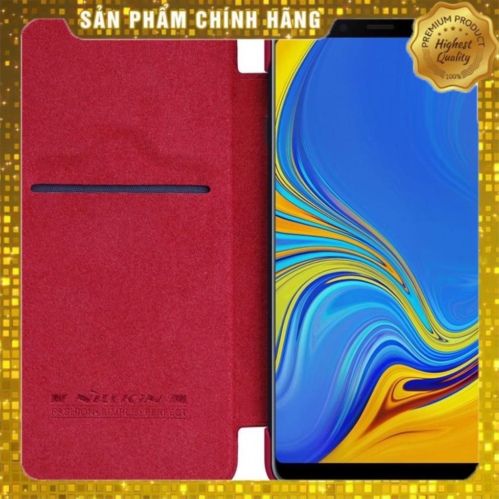 Bao da da thật Nillkin Qin cho Samsung Galaxy A9 2018 / A9 Star Pro (chống bám vân tay,chống trầy)- Hàng chính hãng