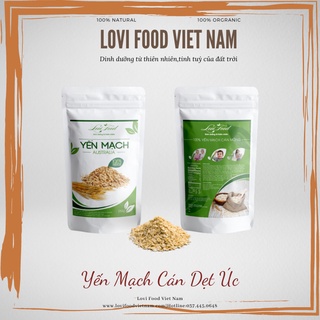 Yến mạch giảm cân loại 1 cán dẹt - 1kg nhập khẩu trực tiếp từ úc - 100% ogranic - lovi food việt nam