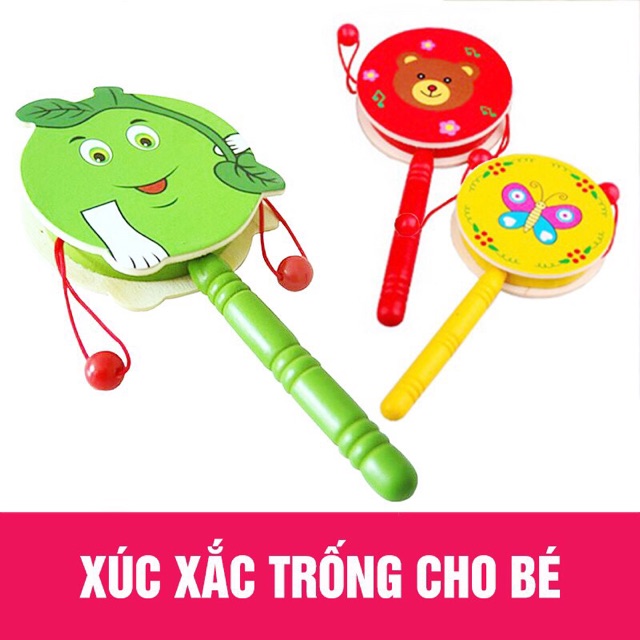 Đồ Chơi Trống Xúc Xắc Cho Bé