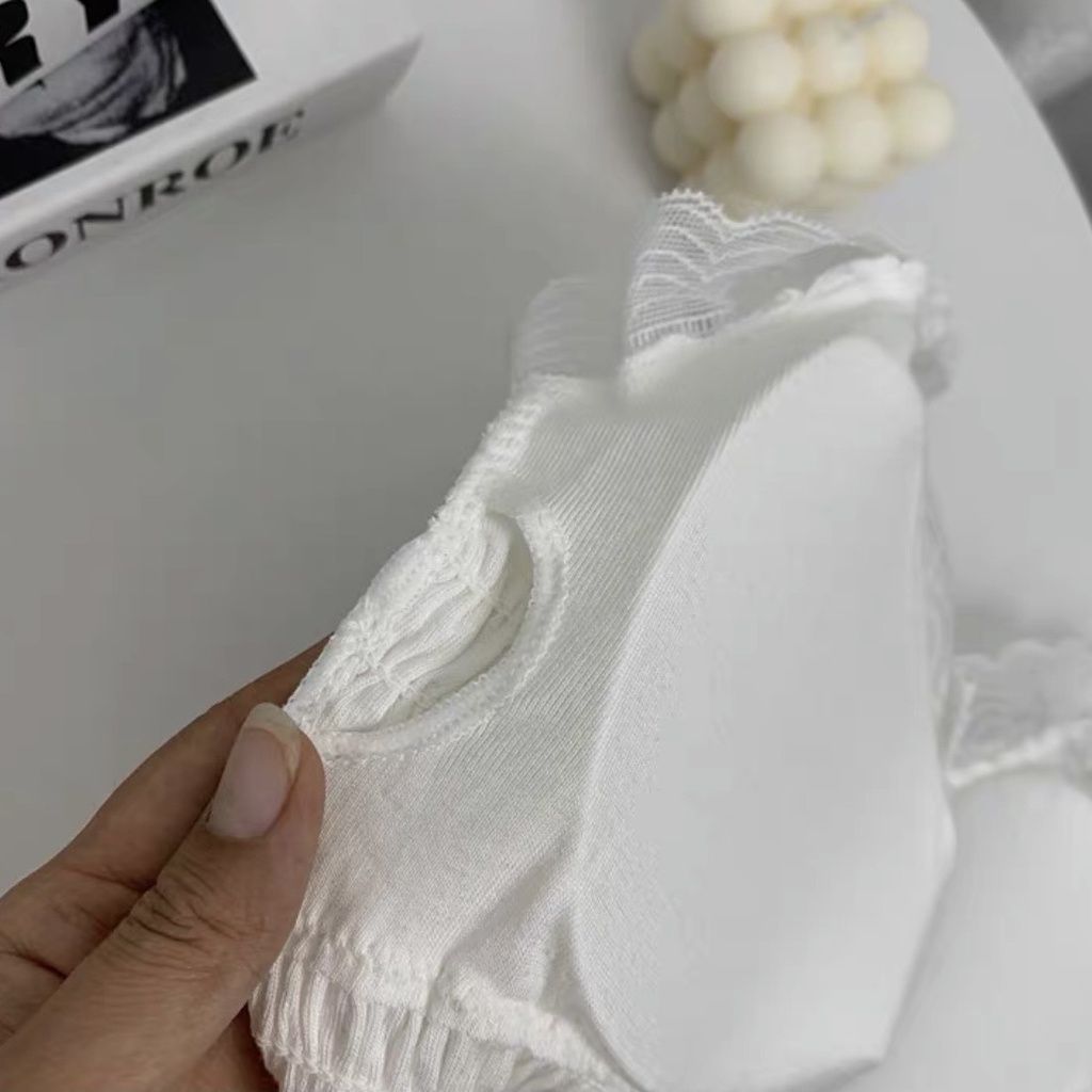 Áo bra nhún, áo 2 dây bánh bèo cao cấp - c05