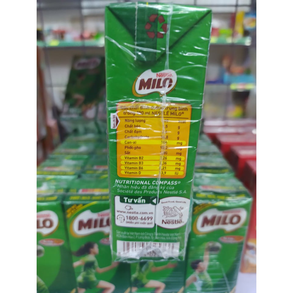 Sữa Milo 180ml lốc 4 hộp