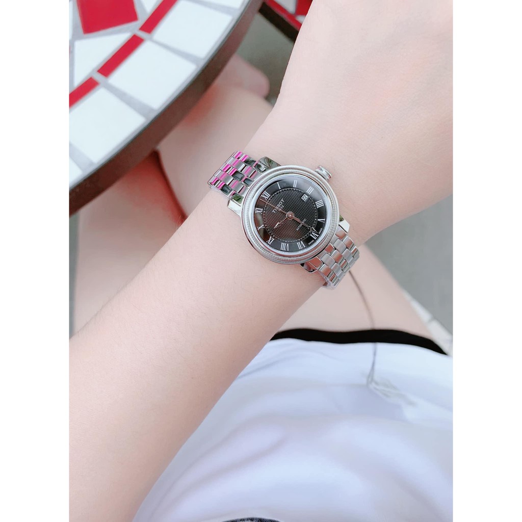 Đồng hồ nữ chính hãng Tissot Automatic T097.007.11.053.00 - Máy cơ tự động - Kính Sapphire