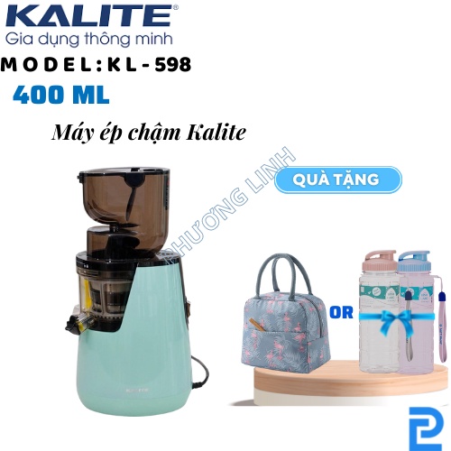 Máy ép chậm Kalite KL598 Dung tích 500ml Công suất 400W - Hàng chính hãng (New 2022)