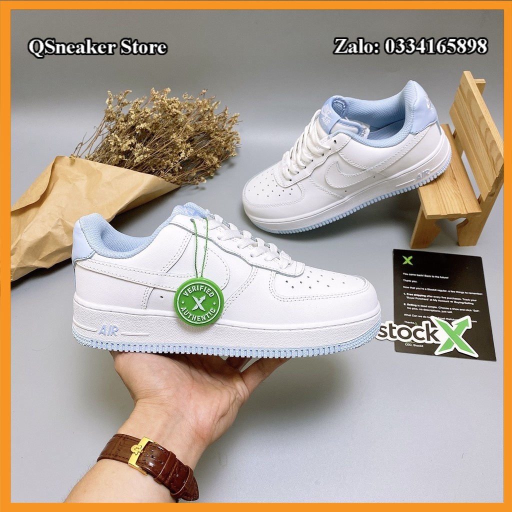 ✔️Giày Af1 Air Force 1 Trắng Xanh Fullbox✔️