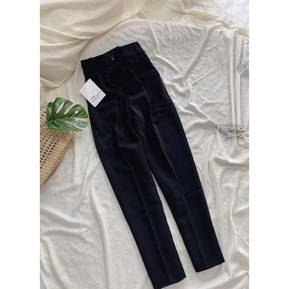 Quần tây baggy đen