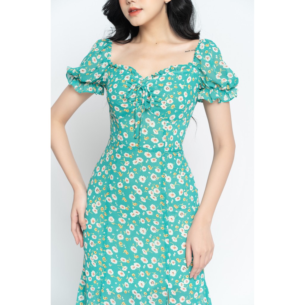 [Mã WABRWA15 giảm 15% đơn 300K] Váy nhún ngực có bèo_1VA827XL_Lep' | BigBuy360 - bigbuy360.vn