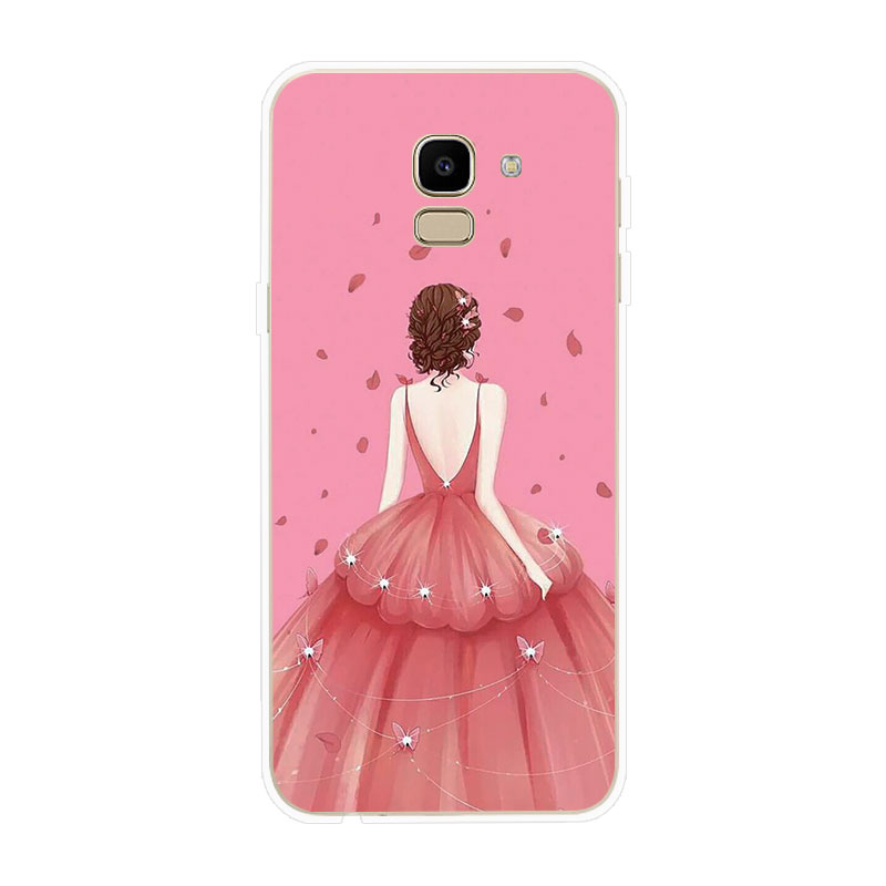 Ốp điện thoại TPU silicon dẻo họa tiết bóng lưng cô gái cho SAMSUNG GALAXY J2 PRO J4 J4+ J6 J6+ PLUS J8 2018