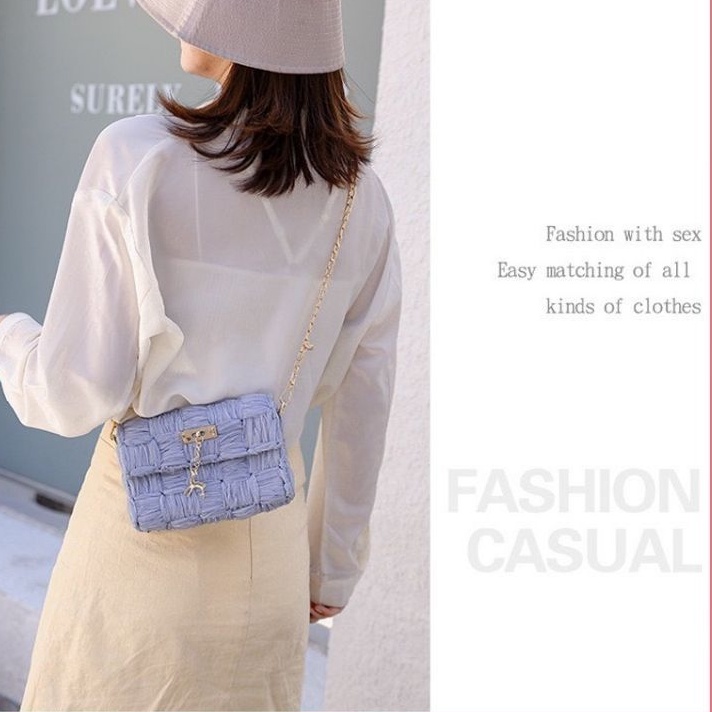 Túi Handmade Tự Đan Ruy Băng - Phụ Kiện Đan Túi