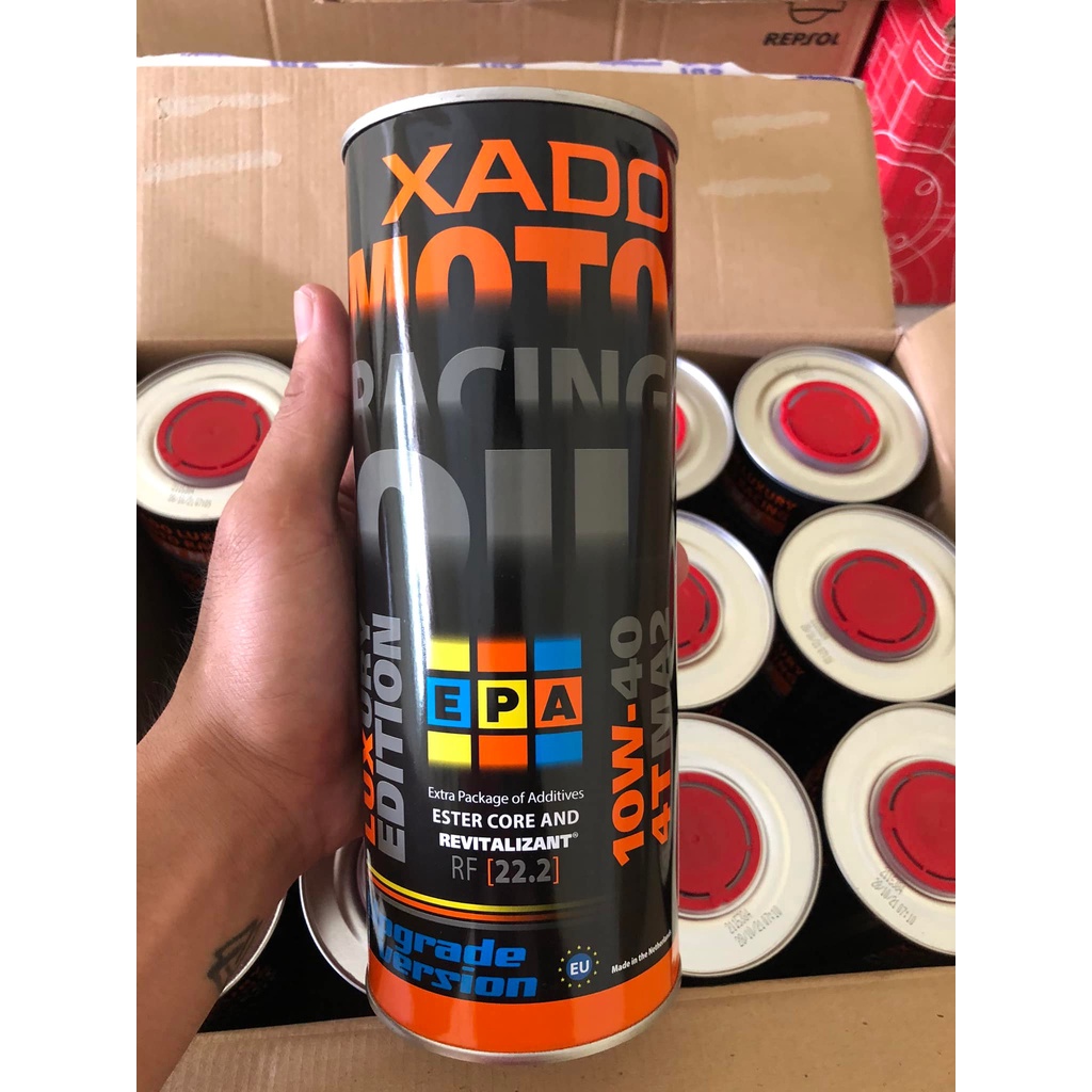 Nhớt Xado Racing 10W40 V3 RF 22.2 2022 API SN JASO MA2