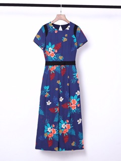 Bộ jumpsuit hoa Lauren