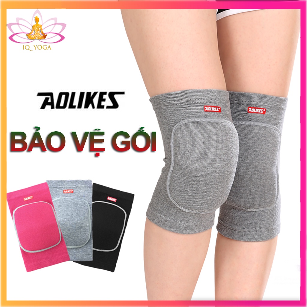 Bảo vệ gối chính hãng Aolikes giảm thiểu chấn thương khi luyện tập
