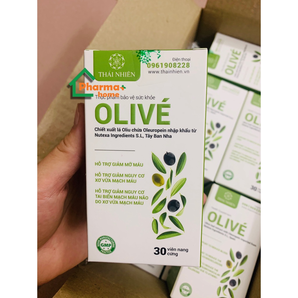 Viên uống Olive - Hỗ trợ giảm mỡ máu, 30 viên