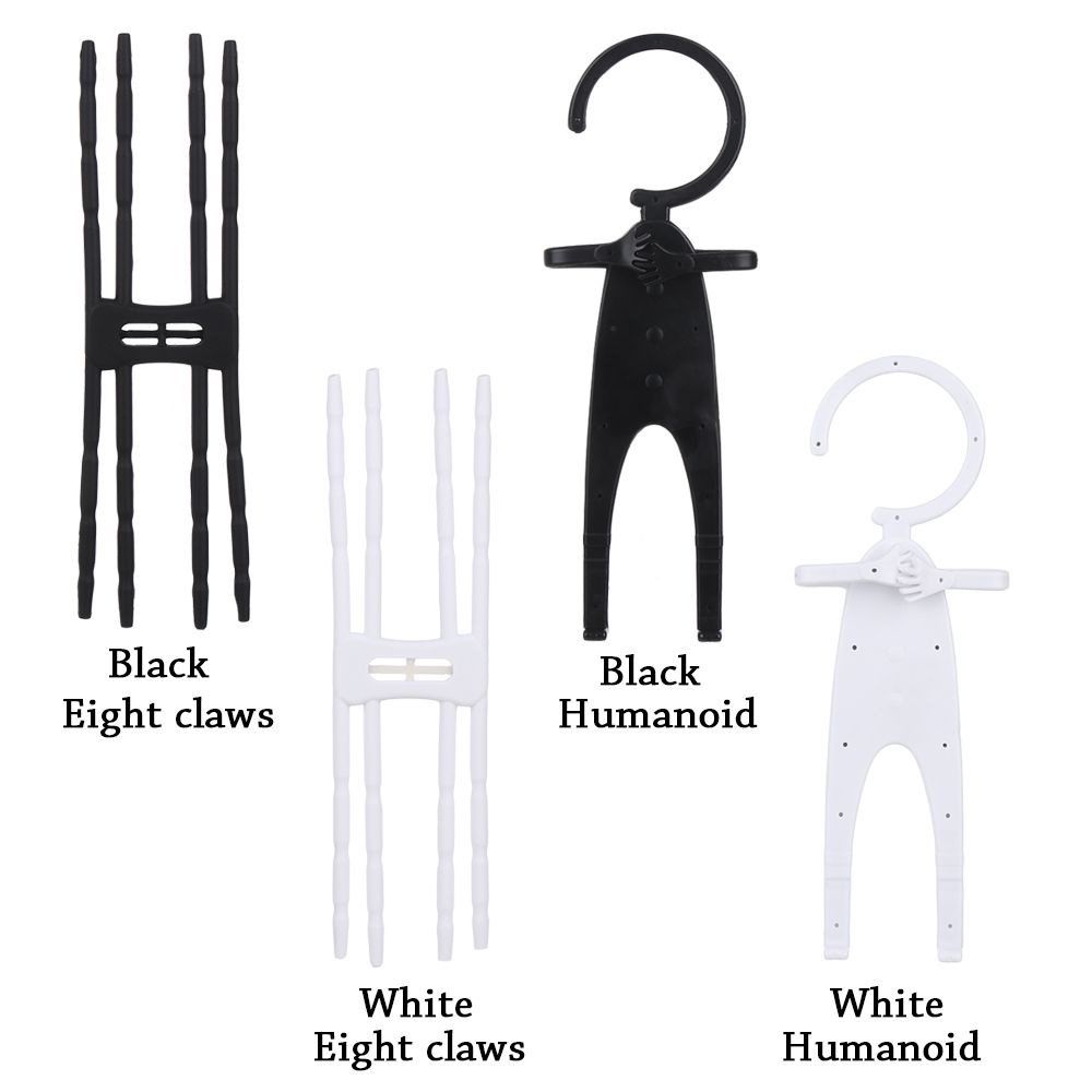 Giá trưng bày búp bê bằng nhựa màu trắng/đen kích cỡ có thể điều chỉnh