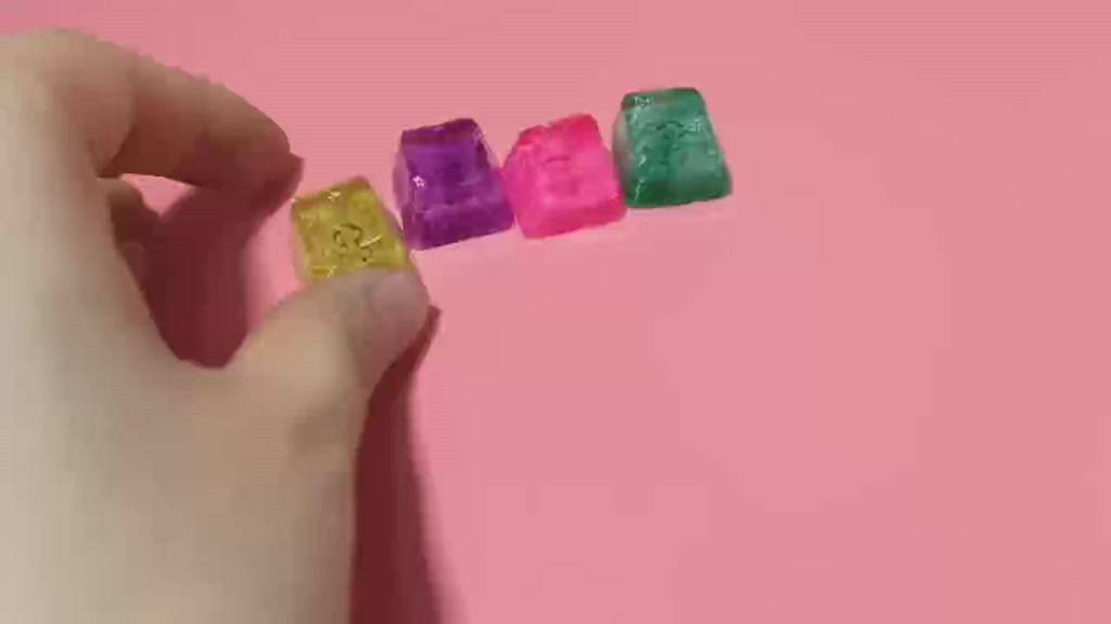 Nút Bàn Phím Cơ Bằng Resin Có Đèn Nền Họa Tiết Dễ Thương | BigBuy360 - bigbuy360.vn