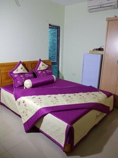 bộ ga chăn xoa satin