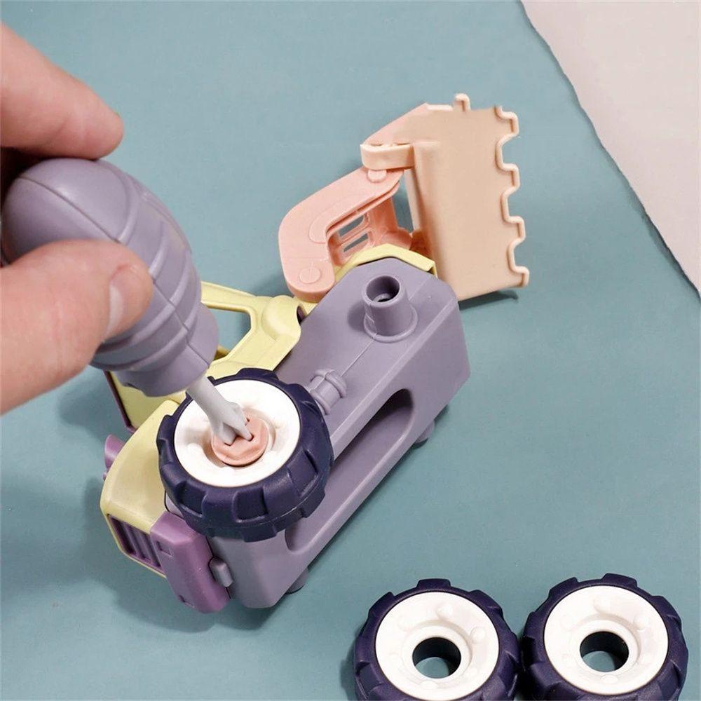 Bộ Đồ Chơi Lắp Ráp Mô Hình Xe Công Trường Sáng Tạo Cho Bé