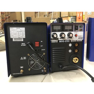 Máy hàn inverter mig 250 - 3 bo không dùng khí - welding machine