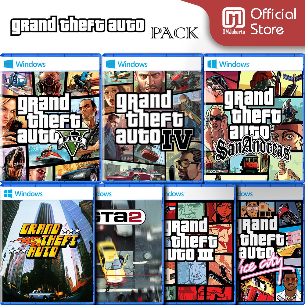 Mô hình nhân vật hoạt hình GTA 1-5 San Andreas And Vice City