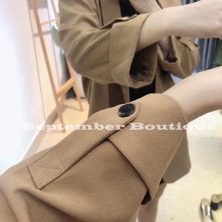 Áo blazer nâu 2 lớp