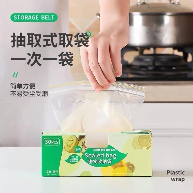 SET 3 HỘP TUI ZIP ĐỰNG THỰC PHẨM CÓ KHOÁ - Túi đựng thực phẩm